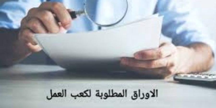 كيفية استخراج كعب عمل 2025 - خبر صح